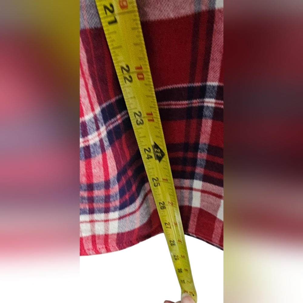 Jach's Girlfriend - Long Sleeve Plaid Snap Button Down Collared Cowgirl Vibe - Picture 8 of 8
